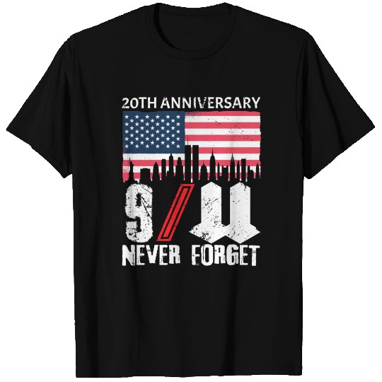 Never Forget 9/11 20th Anniversary T-shirt
