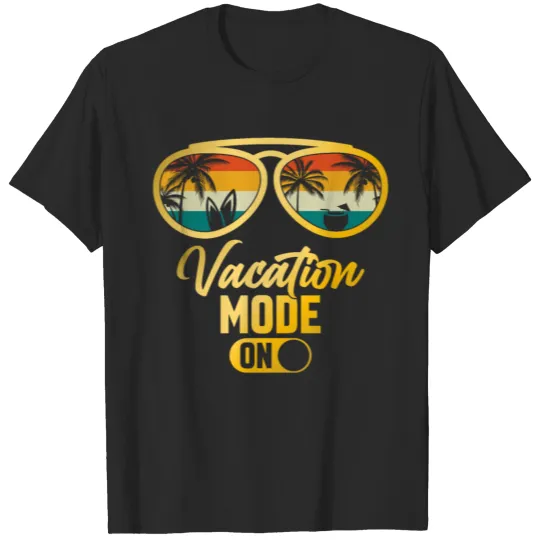 Discover Vacation mode on vintage sunglass palm tree T-shirt