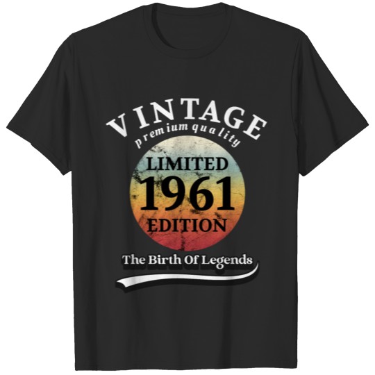 Vintage 1961, 60th Birthday Gift T-shirt