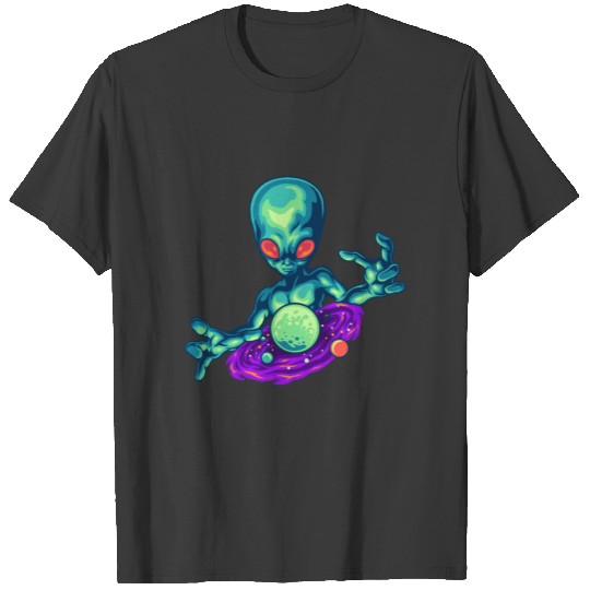 Alien and his universe T-shirt