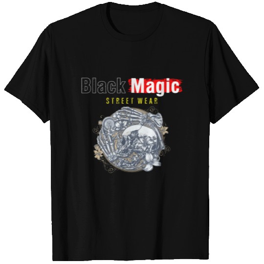 Black Magic Street Wear Time Travel T-shirt