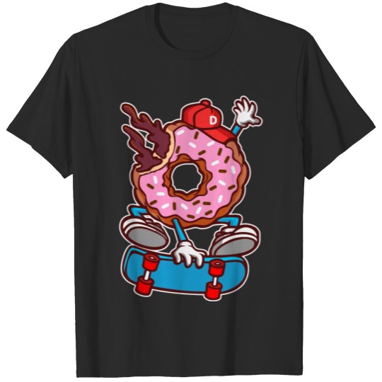 Discover Donut skate cartoon T-shirt