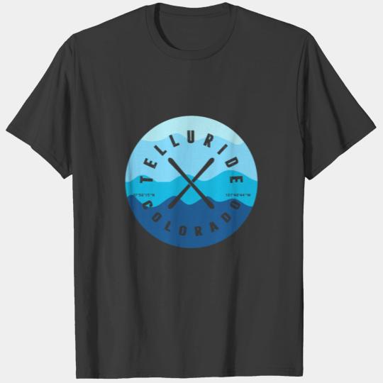 Telluride Colorado Shirt, Graphic Ski Equipment T-shirt