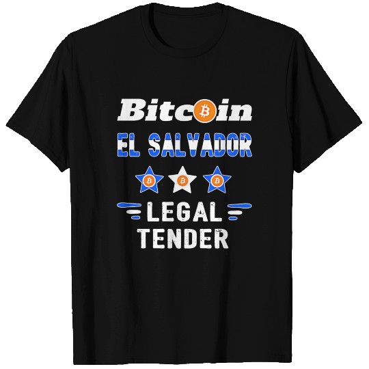 Bitcoin Crypto El Salvador Trader Crypto coin T-shirt