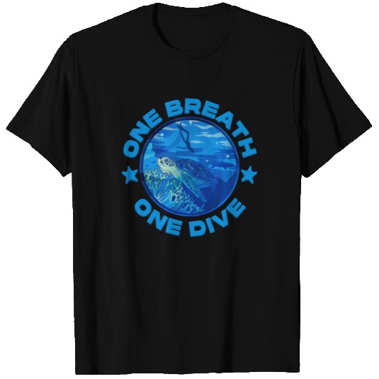One Breath - One Dive T-shirt