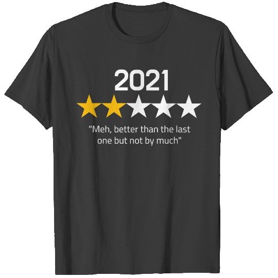 2021 2 stars T-shirt