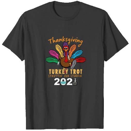 Vintage Thanksgiving Turkey Trot T-shirt