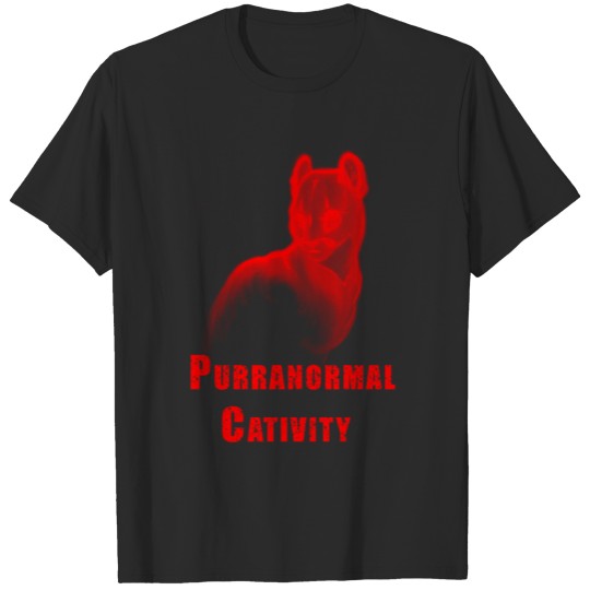 Discover Purranormal Cativity Ghost Cat T-shirt