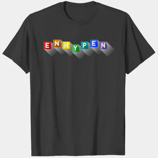 enhypen rainbow T-shirt