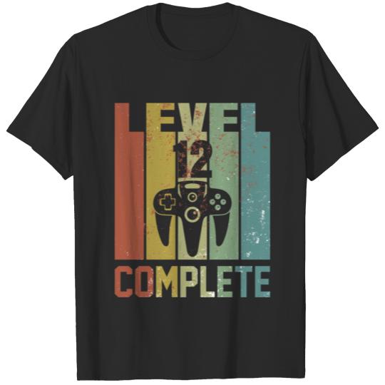 Discover Level 12 Complete Birthday Shirt Youth Gift T-shirt