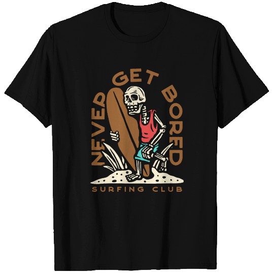 Surfing skeleton T-shirt