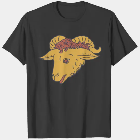 Golden Fleece - Winged Ram - Gold Wool T-shirt