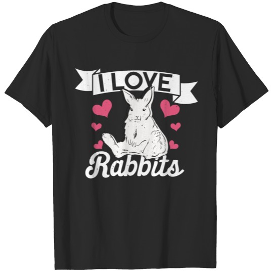 Discover I love rabbits T-shirt
