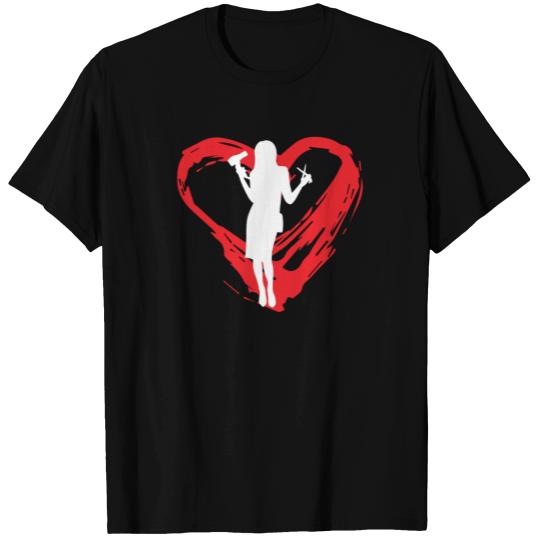 Hairstylist Heart T-shirt