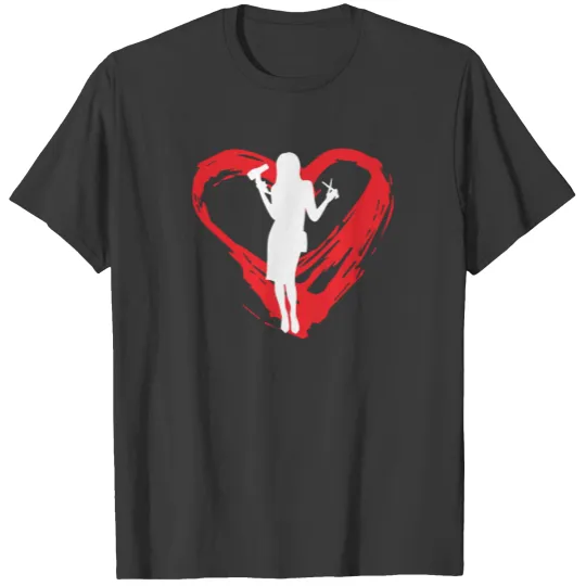 Hairstylist Heart T-shirt