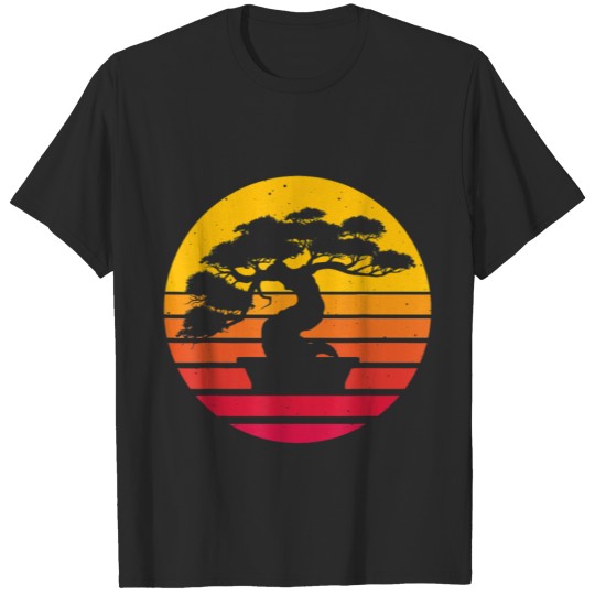 Cute Bonsai Tree Design For Japanese Culture Plant T-shirt