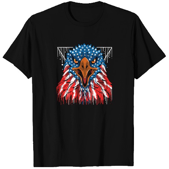 Eagle Fang Karate USA Flag T-shirt