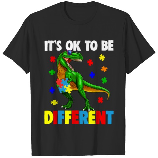 Discover It's Okay To Be Different Autism Awareness T-shirt