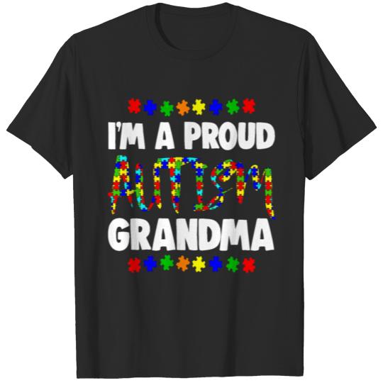 Discover I'm A Proud Autism Grandma T-shirt