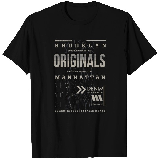 Brooklyn manhattan new york city T-shirt