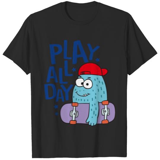 Discover Cartoon monster T-shirt
