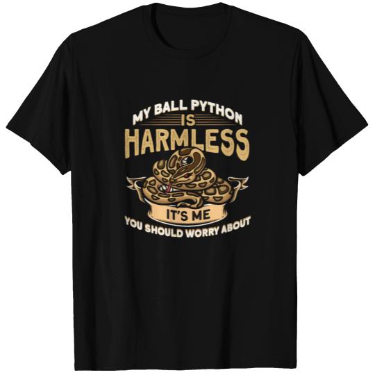 My Ball Python Is Harmless Reptile Pet Snake T-shirt