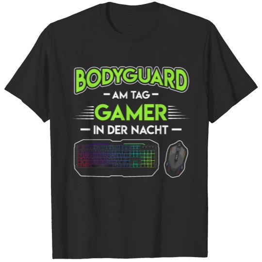 Discover Bodyguard Day Gamer in the Night Gambling T-shirt