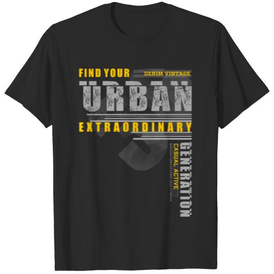 Discover Find your extraordinary urban T-shirt