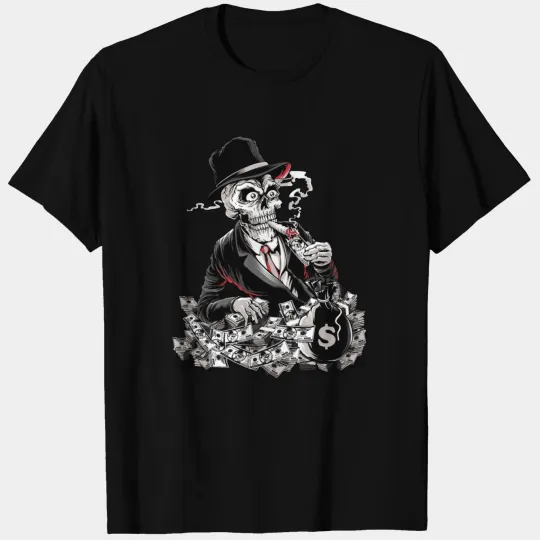 Heist Money skeleton T-shirt