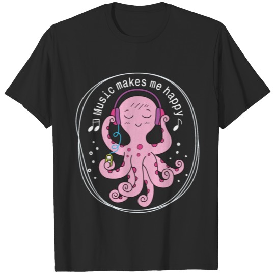 Discover Octopus cartoon T-shirt
