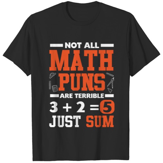 Discover Funny math saying equation math joke T-shirt