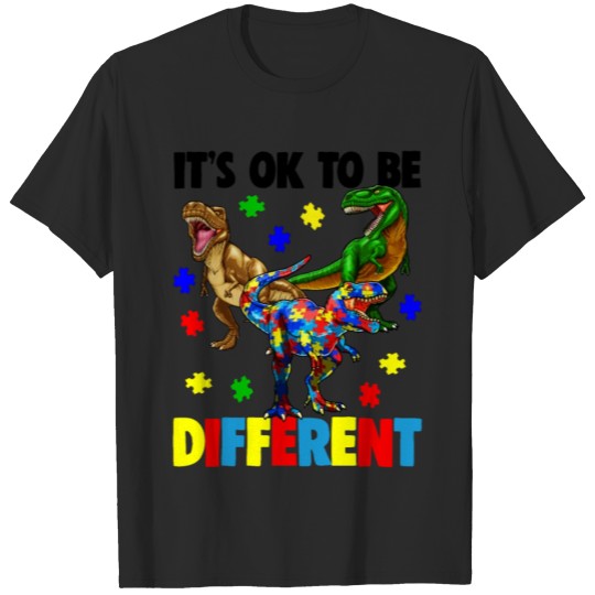 Discover It's Ok To Be Different Autism Awareness T-shirt