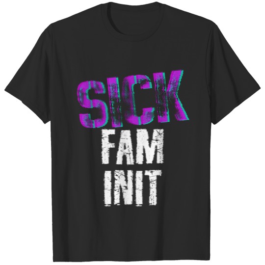 Discover Punky Sick Fam Init Retro Distressed T-shirt