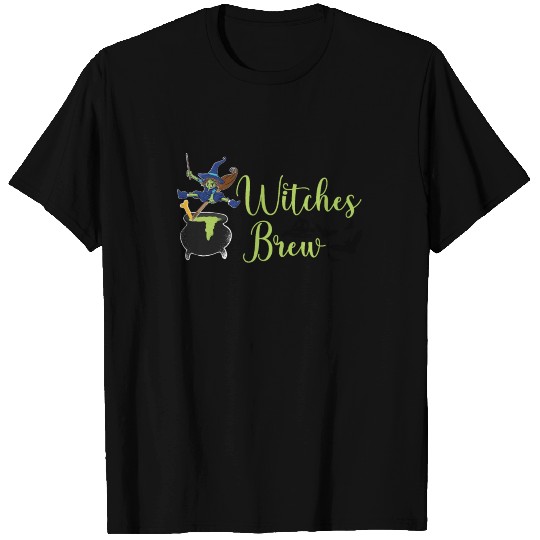 Witches Brew Witch Scary Monster Halloween Costume T-shirt