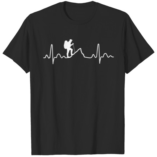 Discover Hiking Heartbeat T-shirt