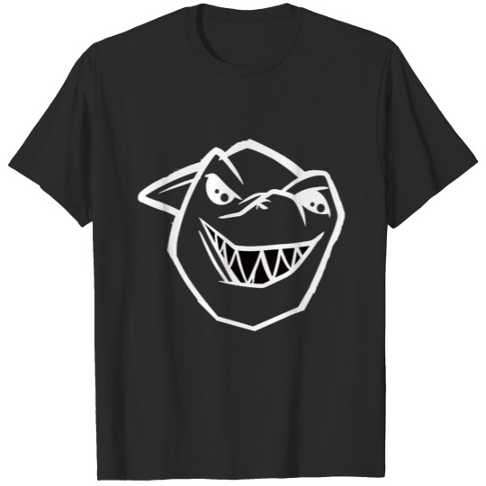 Discover Smiling Shark Face T-shirt