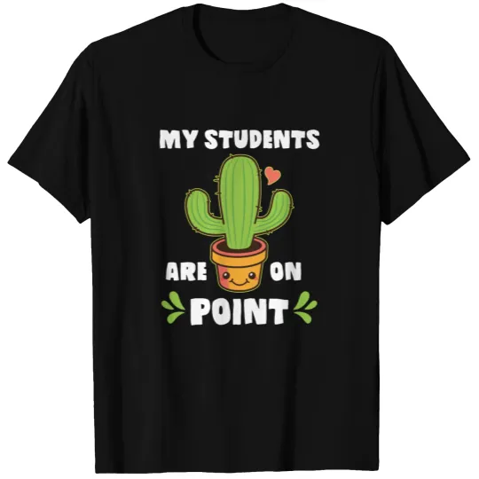Back To School Cactus Teacher T-shirt