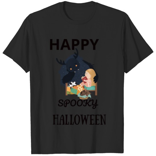 Discover Happy Halloween T Shirthappy spooky halloween T-shirt