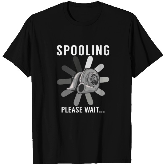 Spooling Boosted Turbo Tuner Mechanic T-shirt