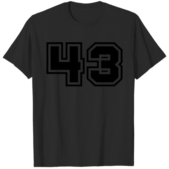 Discover 43 Number symbol T-shirt