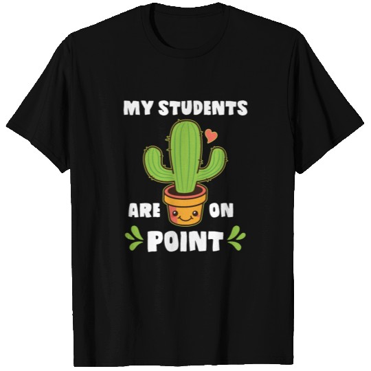 Back To School Cactus Teacher T-shirt