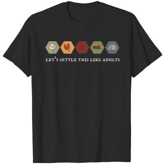 Discover Let'S Settle This Like Adults Board Game Night T-shirt
