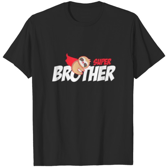 Sloth Superhero Super Brother T-shirt