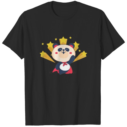Discover Panda Superhero T-shirt