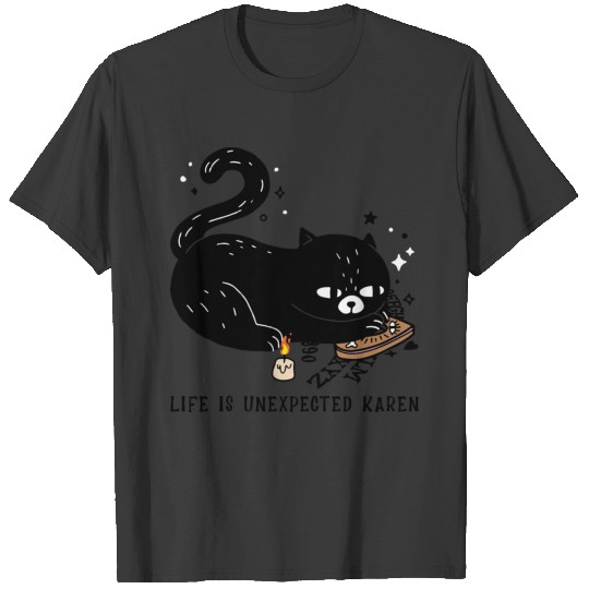 Silly Cat Playing T-shirt