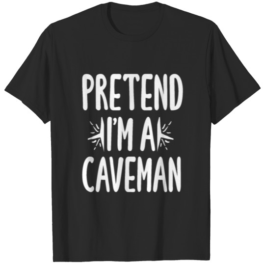 Discover Pretend I'm a Caveman Funny Lazy Easy Halloween T-shirt