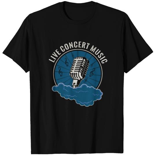 Live concert music T-shirt