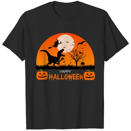 Discover Halloween dinosaur T-shirt