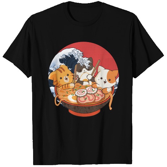Ramen And Cats T-shirt