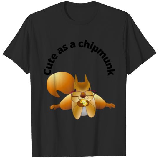 Discover Cute as a chipmunk cup T-shirt